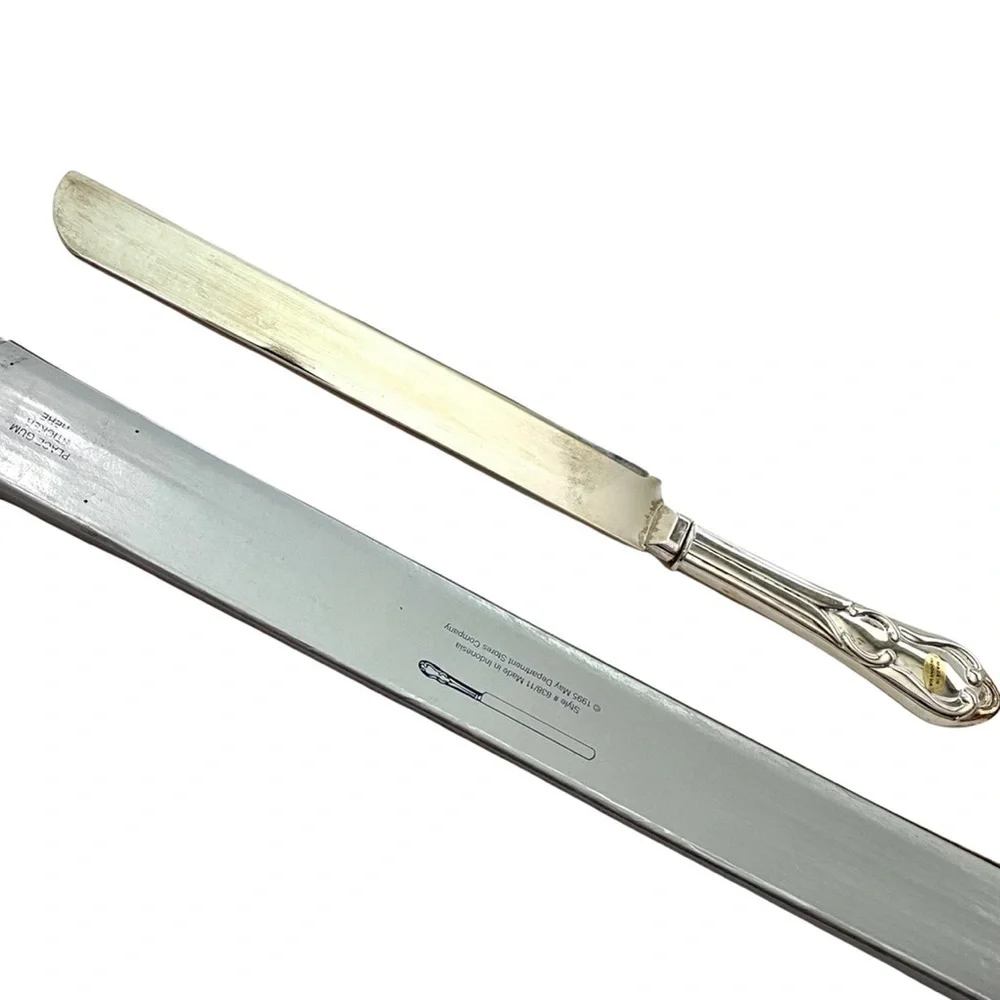 Vintage Silverplate Cake Dessert Knife Classic